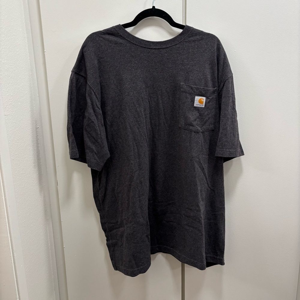 Carhartt Men’s XL Dark Grey Original Fit Short Sleeve Shirt